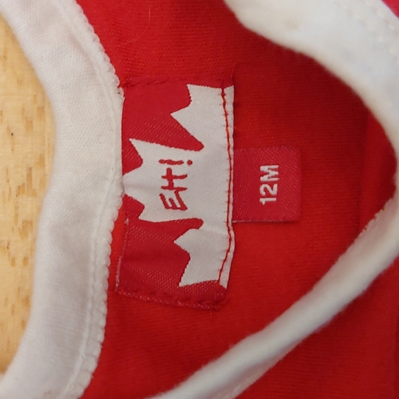 2/$15 EUC. Canada's Sweetie Baby Onesie 12M - Picture 2 of 4